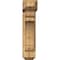 Ekena Millwork Olympic Craftsman Rough Sawn Bracket w/ Offset Brace, Western Red Cedar, 6"W x 18"D x 26"H BKT0604X18X26OLY04RWR - alternate 2